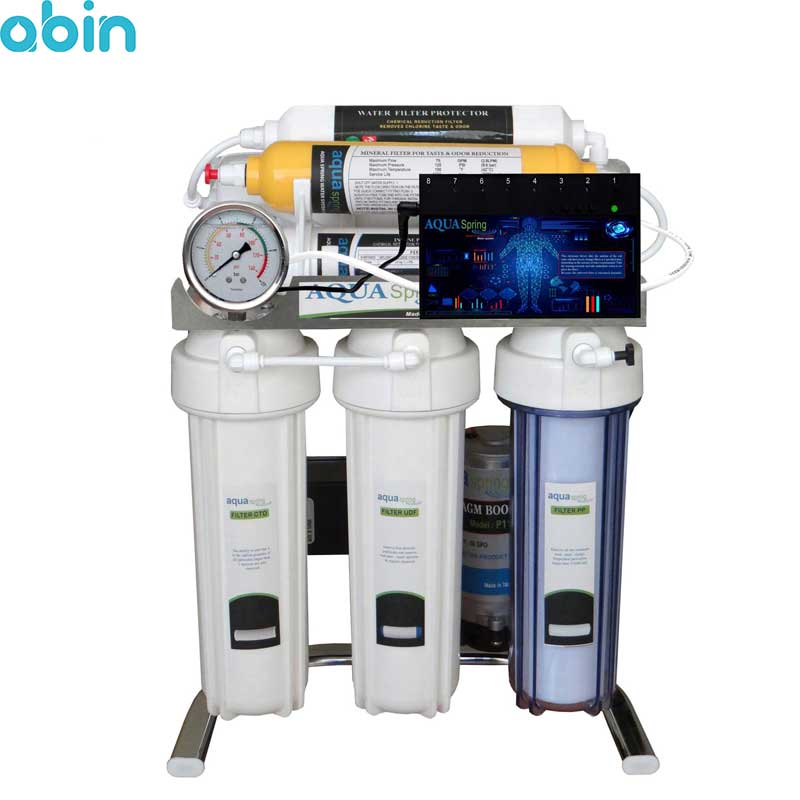 دستگاه تصفیه آب خانگی آکوآ اسپرینگ مدل  CHROME-BS8