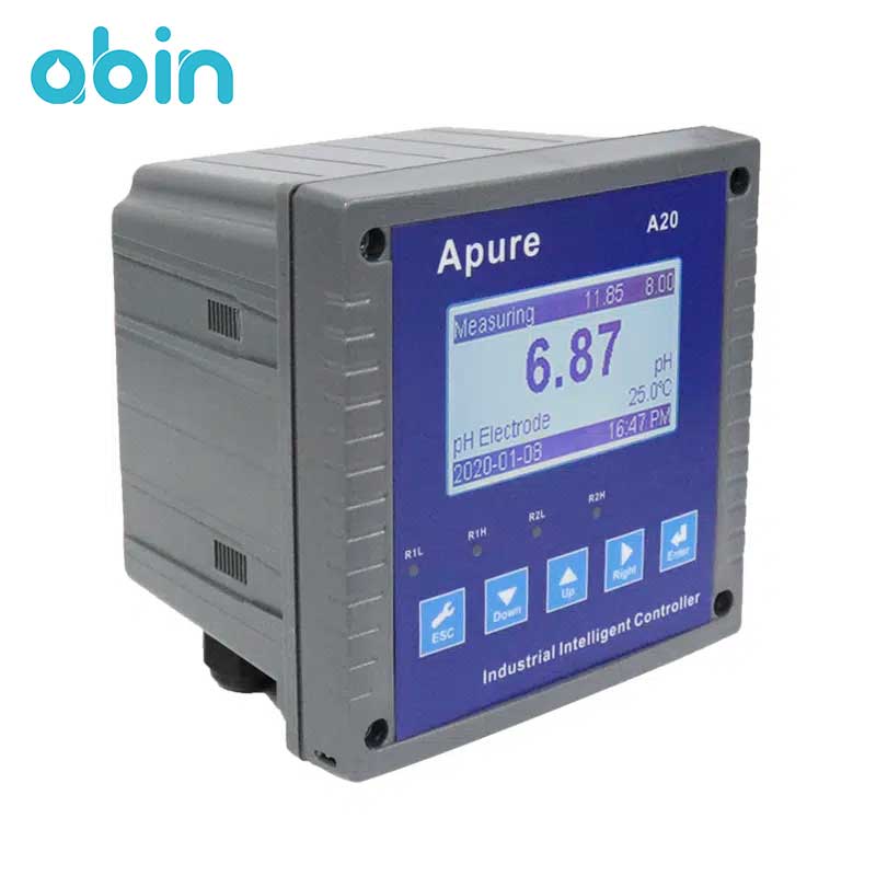 ترانسمیتر و کنترلر آنلاین pH برند APURE مدل A20 EC 