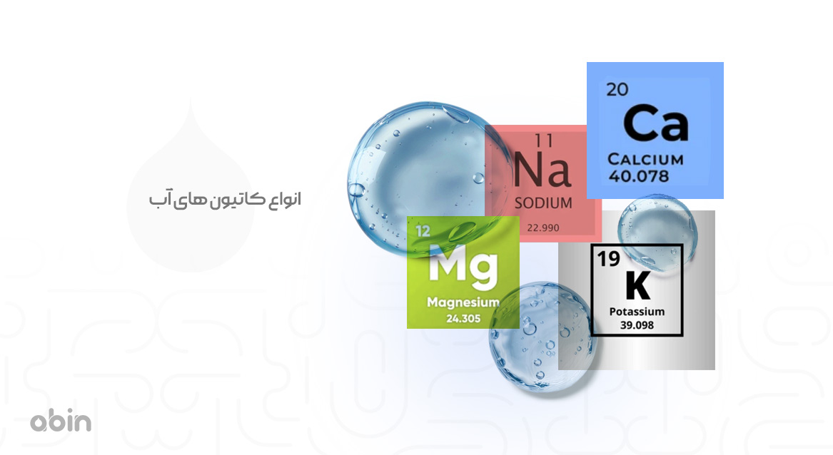 انواع کاتیون های آب