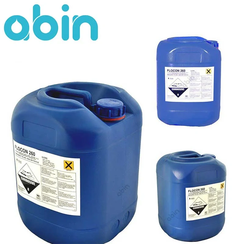 سه نمای آنتی اسکالانت فلوکن 260 (FLOCON) 20 کیلویی