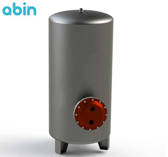 منبع کویل دار ایستاده آب گرم رخشاب 1000 لیتری با ضخامت 5 میلی-متر