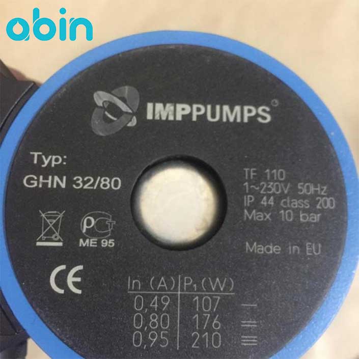 پمپ سیرکولاتور خطی مدل GHN 32/80-180