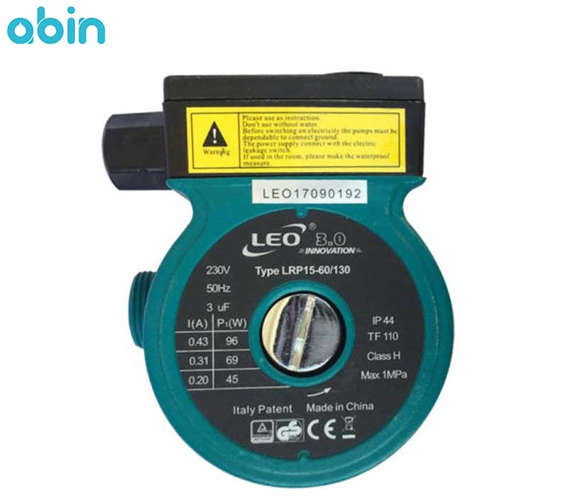 پمپ سیرکولاتور سه سرعته لئو مدل LRP15-60B/130