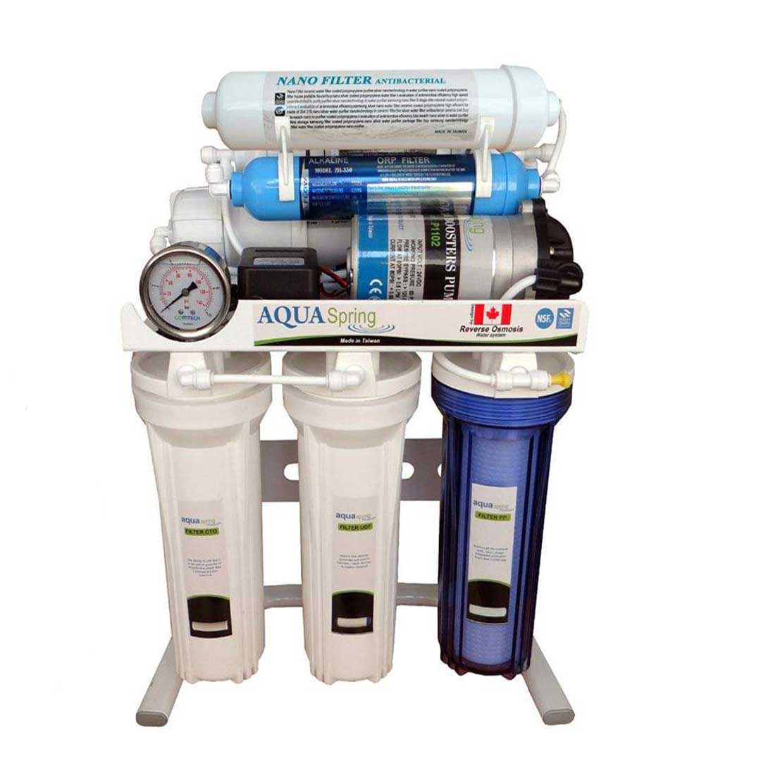 نما بالایی دستگاه تصفیه آب خانگی آکوا اسپرینگ (Aqua Spring) مدل RO-SN 2049