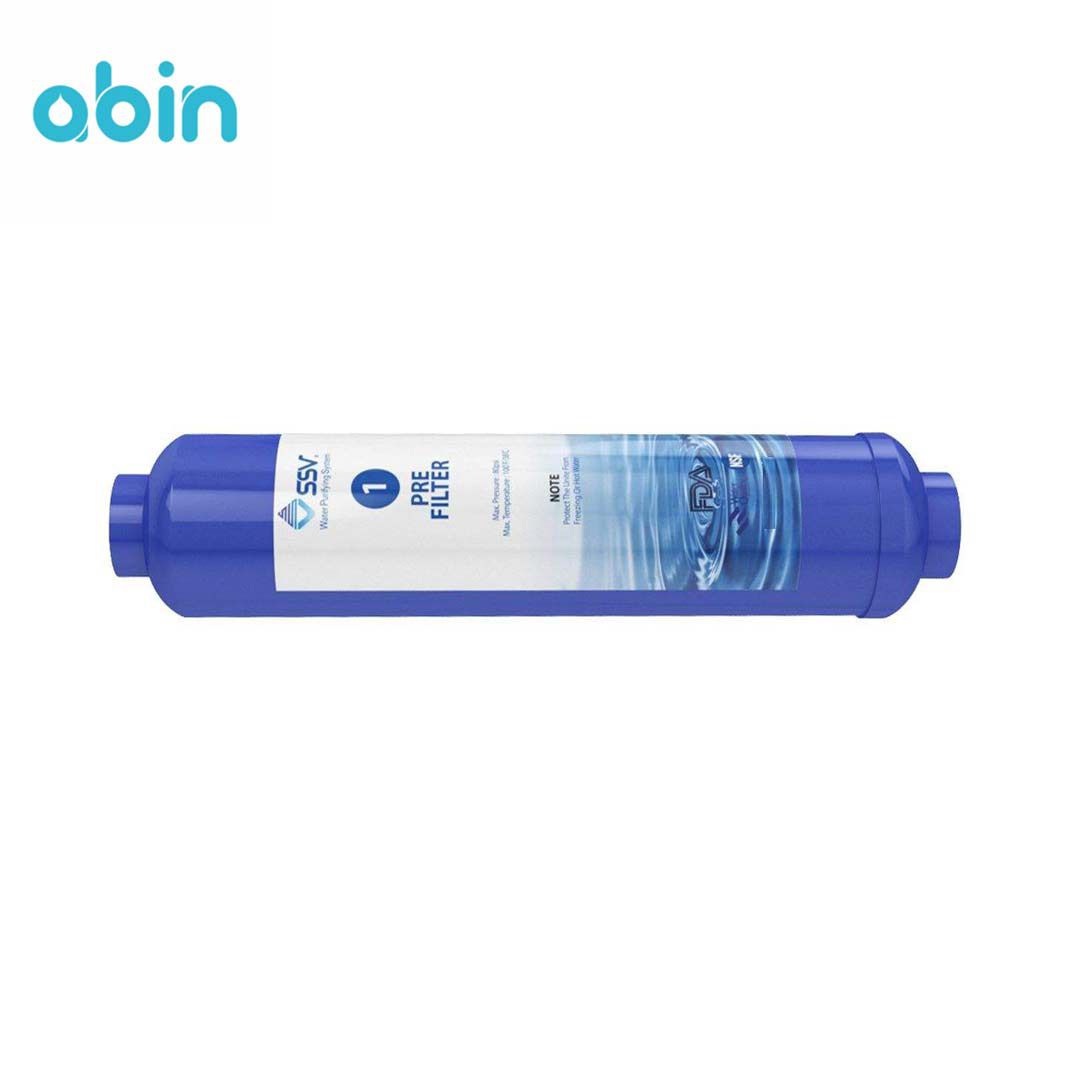 شما خوابیده فیلتر دستگاه تصفیه آب اس اس وی مدل Inline PP