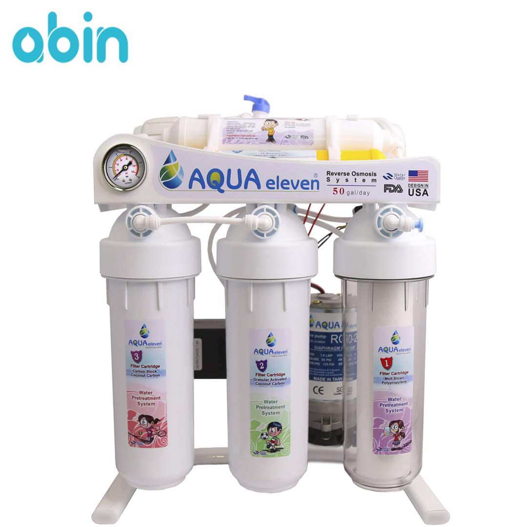 وجه روبرو دستگاه تصفیه آب آکواالون مدل AQUARO-50