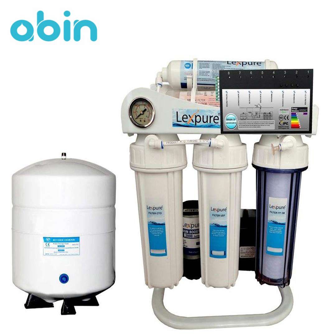 وجه روبور دستگاه تصفیه آب لکس پیور مدل BRAIN-X-1707 با مخزن آب