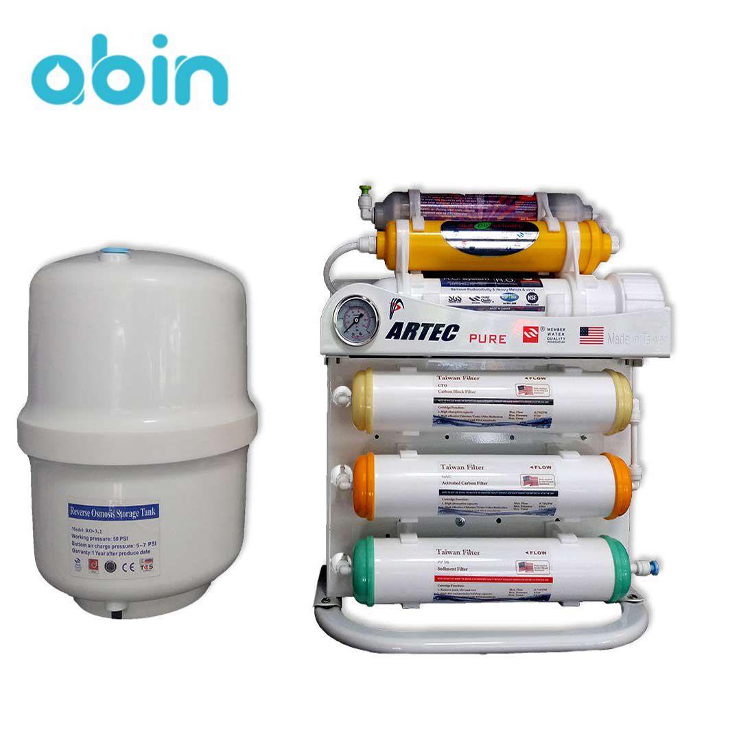 دستگاه تصفیه آب آرتک پیور مدل RO-1732 به همراه مخزن آب