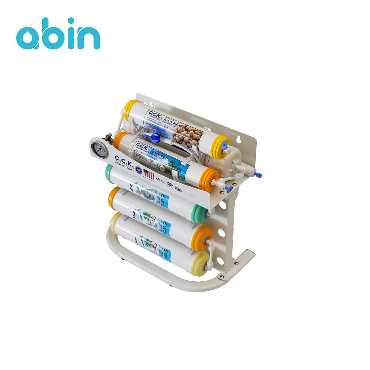 نما کناری دستگاه تصفیه آب خانگی سی سی کا خطی مدل CCK 6S
