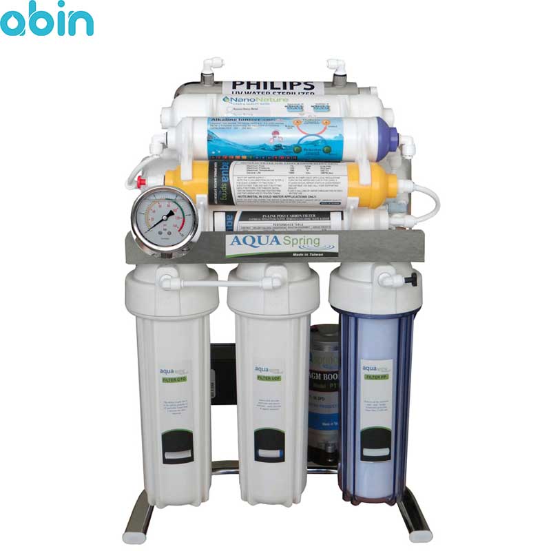 دستگاه تصفیه آب خانگی آکوآ اسپرینگ مدل CHROME-XN10