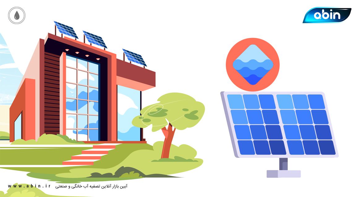 عکس گرافیکی نحوه عملکرد آب شیرین کن های خورشیدی