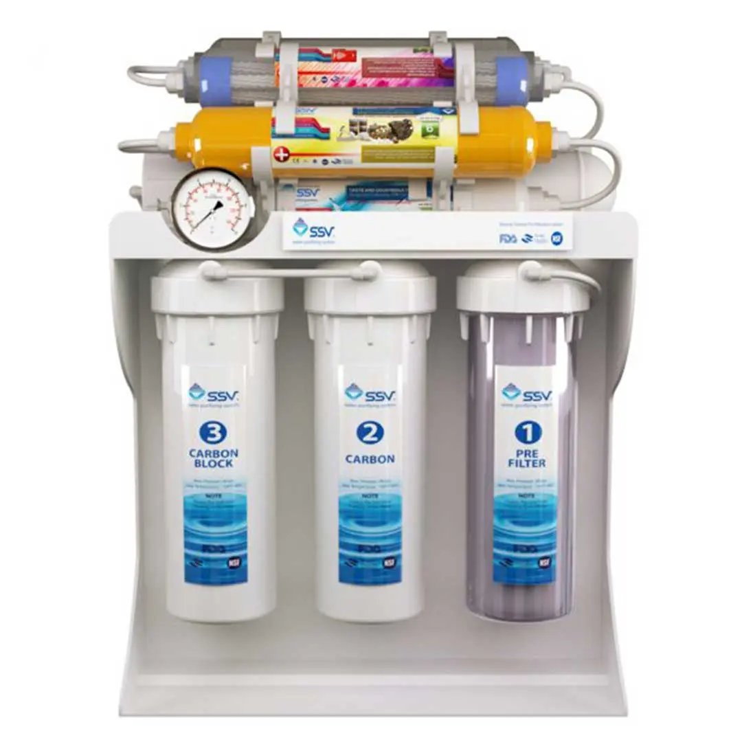 دستگاه تصفیه آب خانگی اس اس وی (SSV) مدل UltraPro X900 نمای روبرو