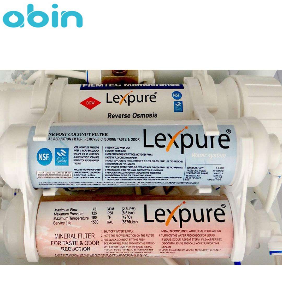 فیلترهای دستگاه تصفیه آب لکس پیور مدل BRAIN-X-1707