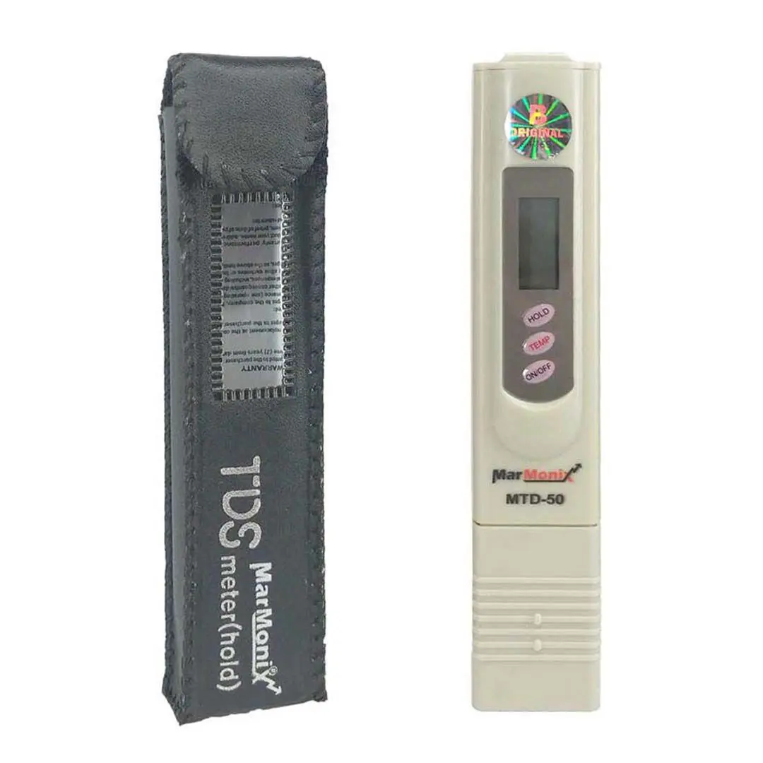 نمای محصول سختی سنج مارمونیکس MTD-50 به همراه کیف نگهدارنده و نمایشگر