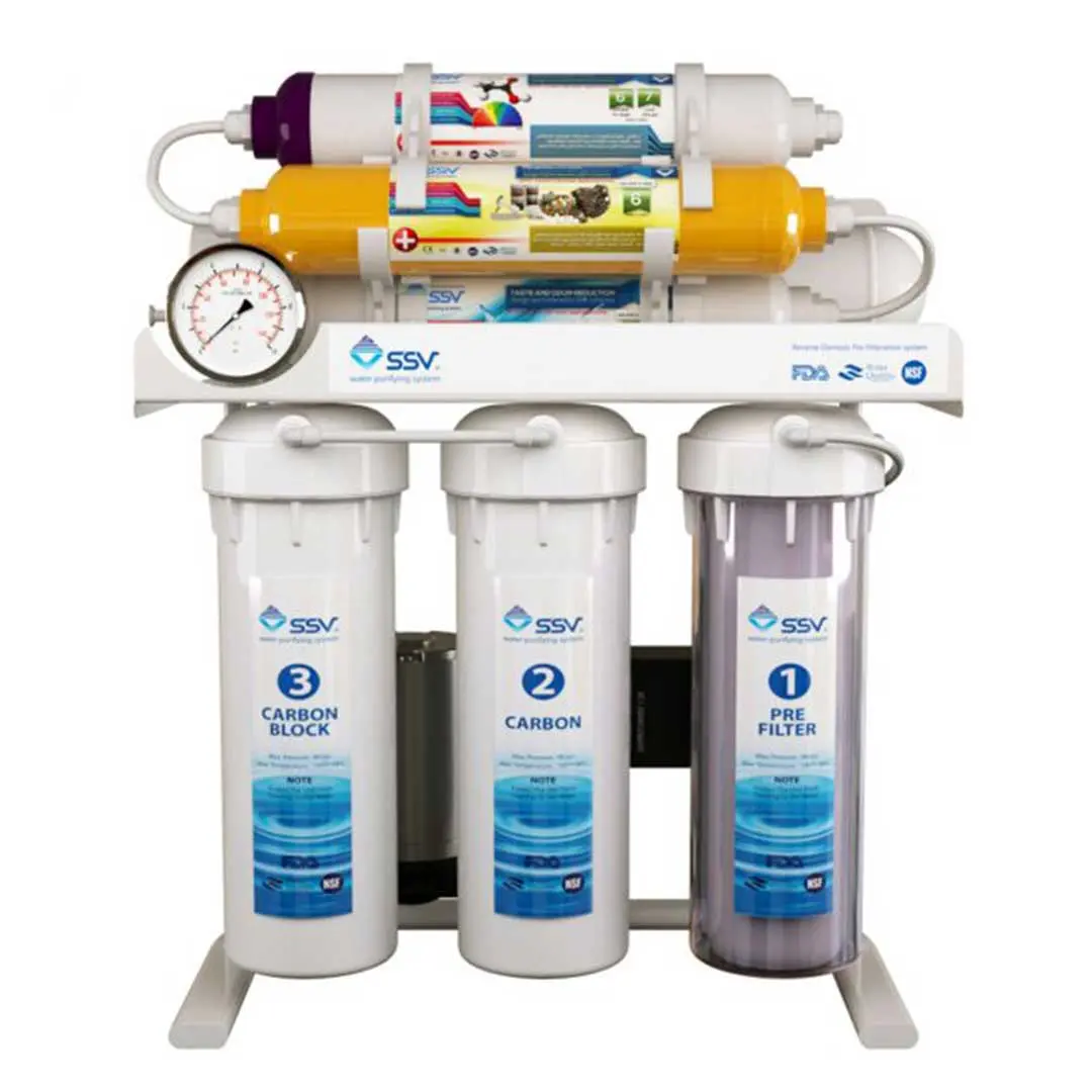 دید روبرو دستگاه تصفیه آب خانگی اس اس وی (SSV) مدل UltraTec X700