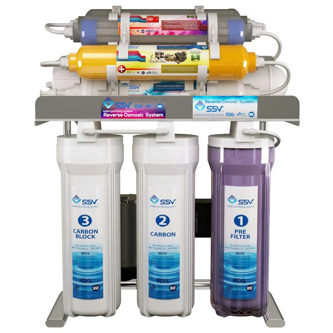 دستگاه تصفیه آب خانگی اس اس وی (SSV) مدل MaxClear X900 نمای روبرویی