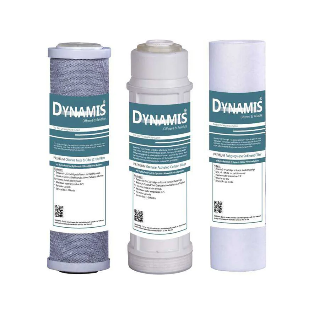 ست سه عددی فیلترهای تصفیه آب داینامیس مدل basic