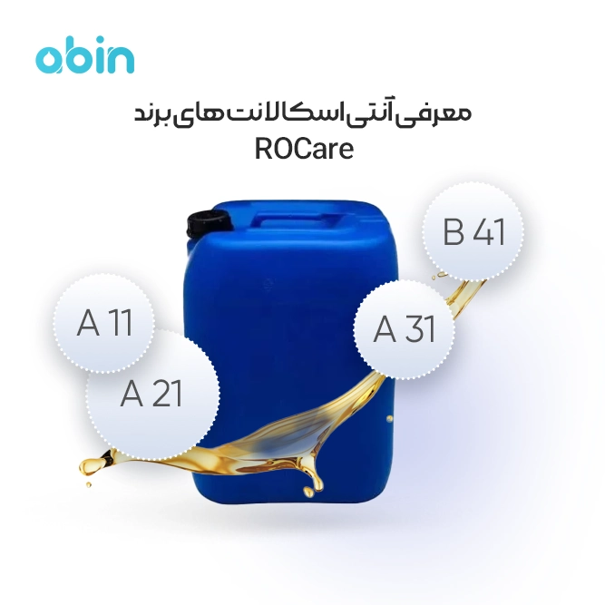 گالن آنتی اسکالانت های برند ROCare نمونه گرافیکی