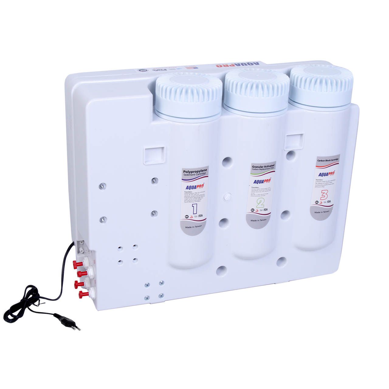 نما پشتی دستگاه تصفیه آب خانگی Aqua Pro مدل کیسی