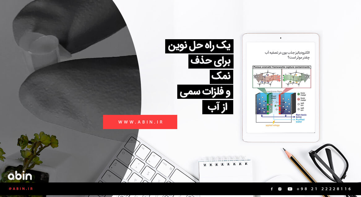تصویر آموزشی الکترودیالیز یک راه حل نوین برای حذف نمک و فلزات سمی از آب 