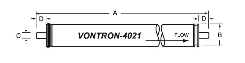ممبران 4 اینچ Vontron مدل ULP21-4021