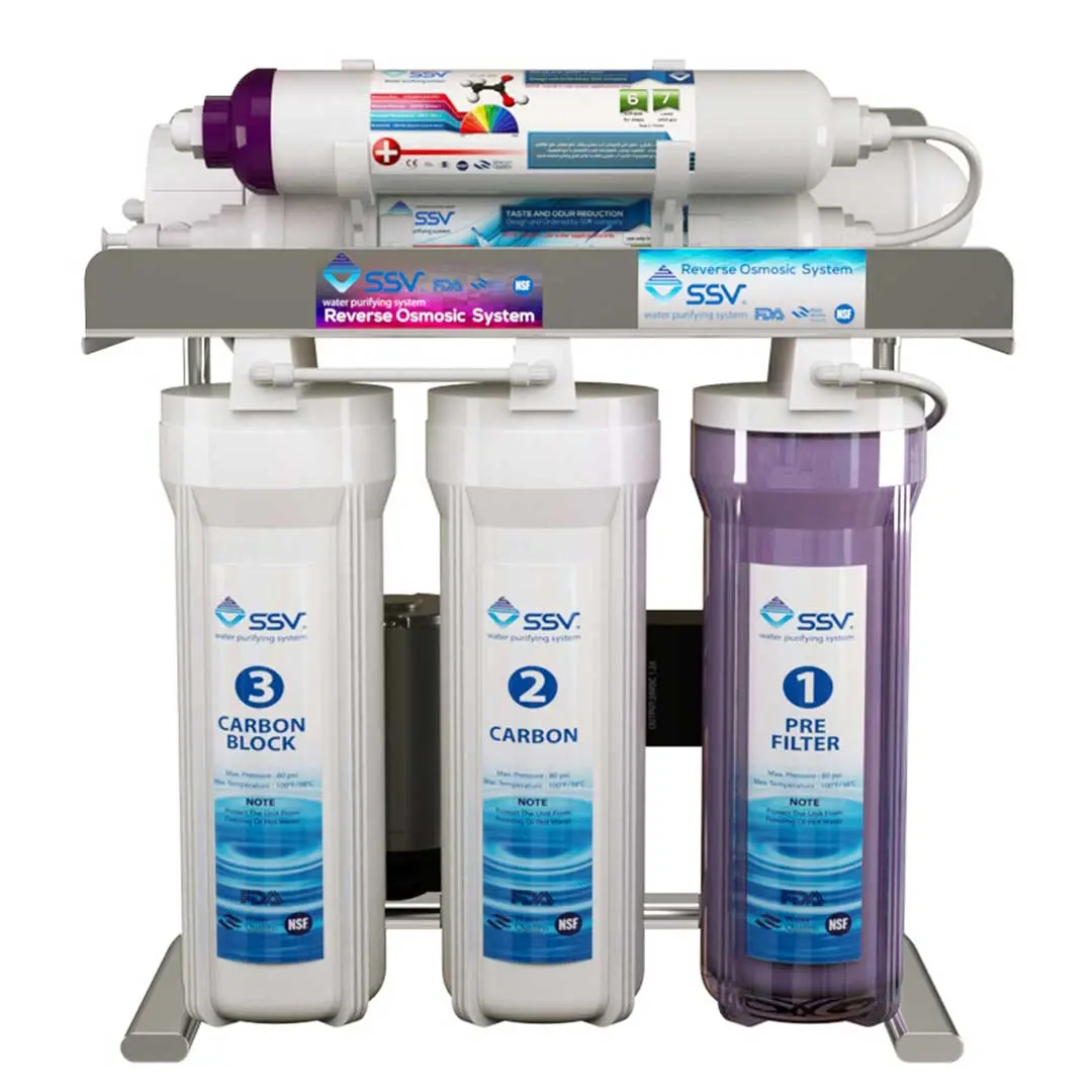 دید روبرویی دستگاه تصفیه آب خانگی اس اس وی (SSV) مدل MaxClear X630