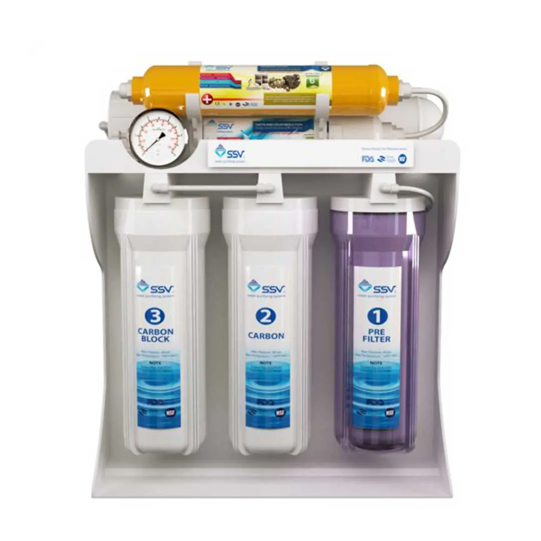 دستگاه تصفیه آب خانگی اس اس وی (SSV) مدلMaxPro X 600 نمای روبرو