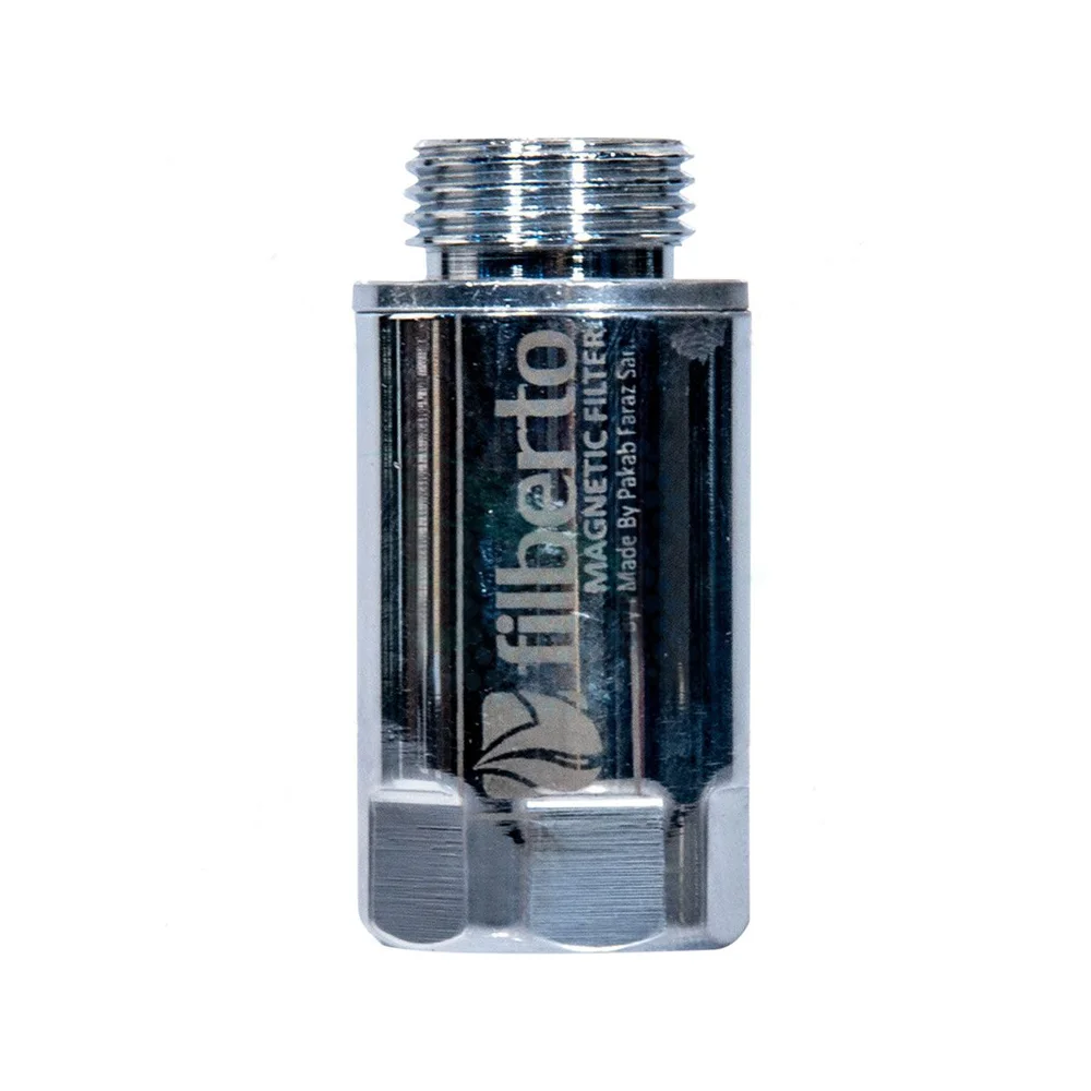 نمای کلوزآپ فیلتر رسوب گیر مغناطیسی لباسشویی و ظرفشویی فیلبرتو مدل مگا