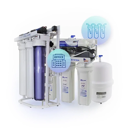 آیا دستگاه تصفیه آب نیمه صنعتی همان دستگاه تصفیه آب اداری است؟