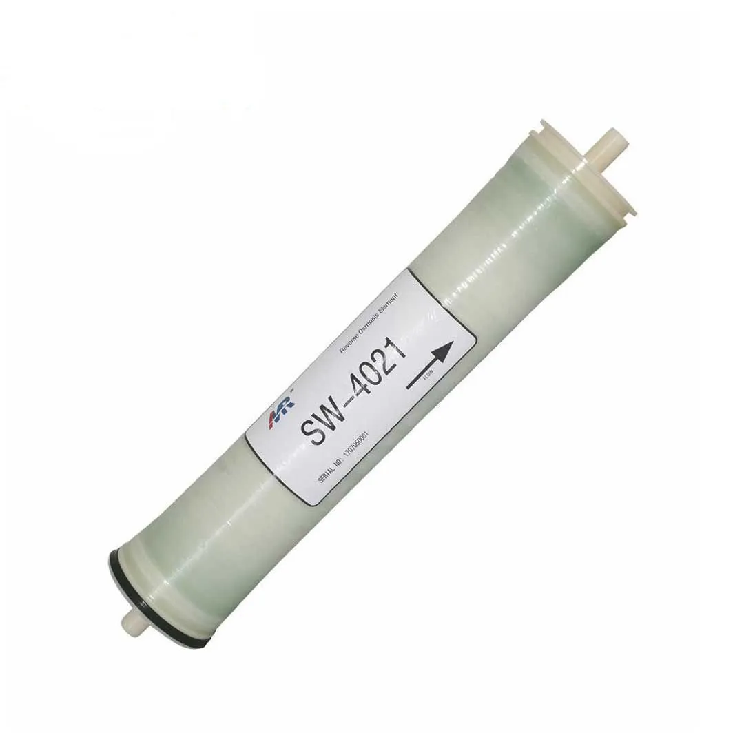 وجه جانبی فیلتر ممبران دریایی 4 اینچ فیلمتک (FILMTEC) مدل SW30-4021