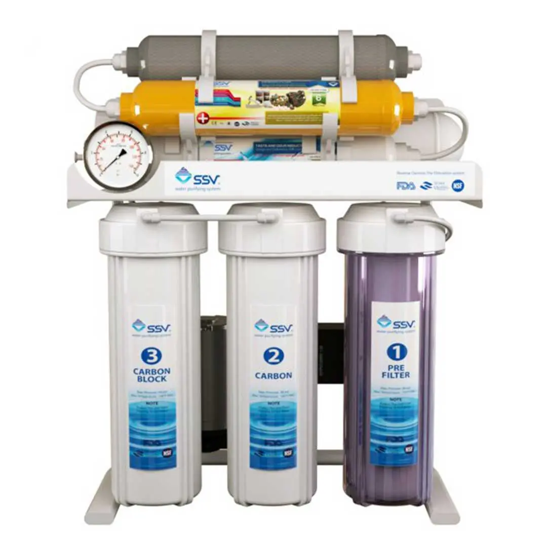 دستگاه تصفیه آب خانگی اس اس وی (SSV) مدل SuperTec X830 نمای جلویی