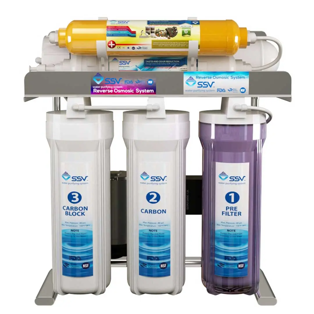 دستگاه تصفیه آب خانگی اس اس وی (SSV) مدل MaxClear X600 نمای جلویی