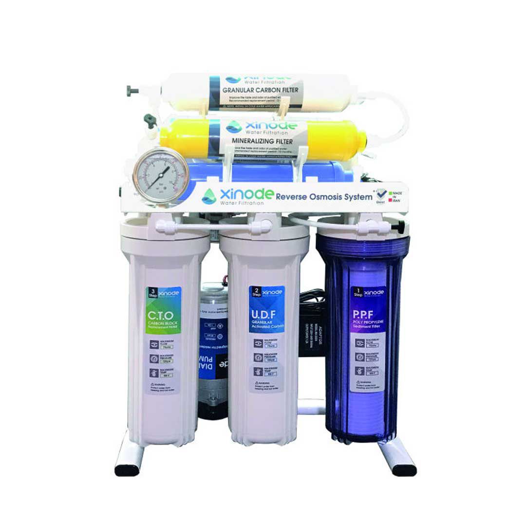 دستگاه تصفیه آب خانگی زینود (Xinode) مدل AXF-305HB طرح گرافیکی