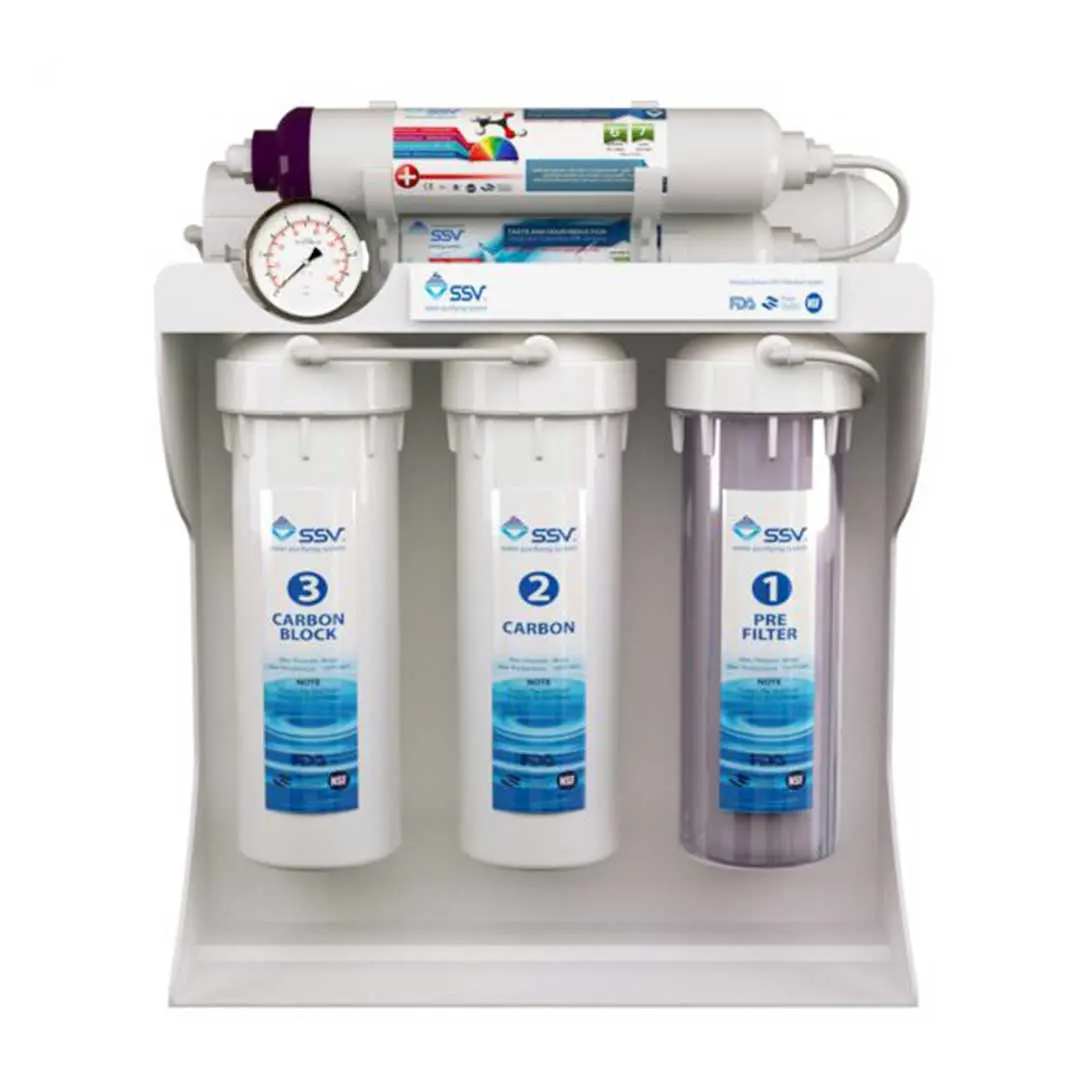 نمای جلویی دستگاه تصفیه آب خانگی اس اس وی (SSV) مدل UltraPro X630