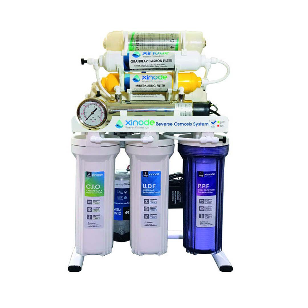 دستگاه تصفیه آب خانگی زینود (Xinode) مدل AXS–810HB تصویر روبرو