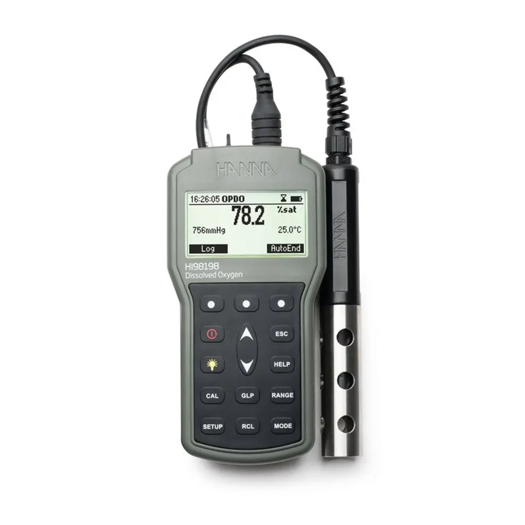 اکسیژن متر پرتابل بنر هانا (HANNA) مدل HI98198 با پراب