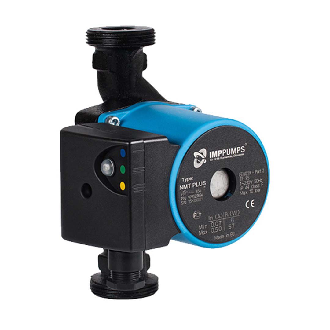 نمای سه بعدی پمپ سیرکولاتور هوشمند IMP مدل NMT PLUS 32/60-180 نمایشگر هوشمند