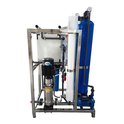 دستگاه تصفیه آب صنعتی RO با ظرفیت 5 متر مکعب دید از پهلو