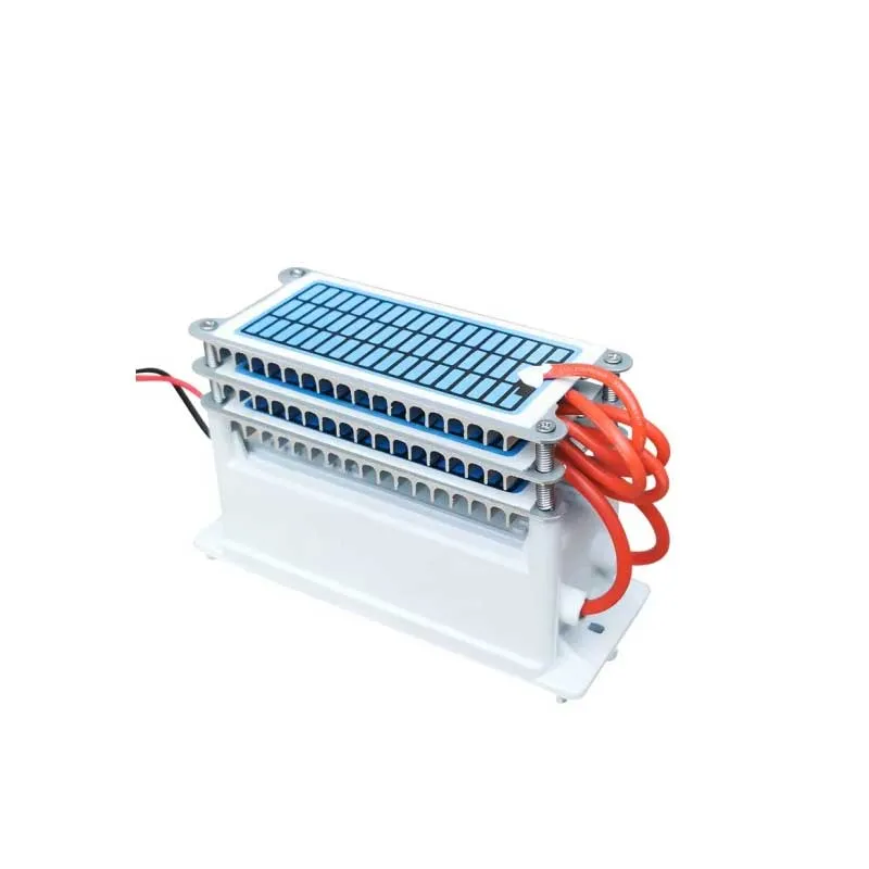 نمای جانبی منبع تغذیه و صفحه سرامیکی ازن ژنراتور 20G/H برند SUNDON مدل BW-TCP20G با سه پلیت