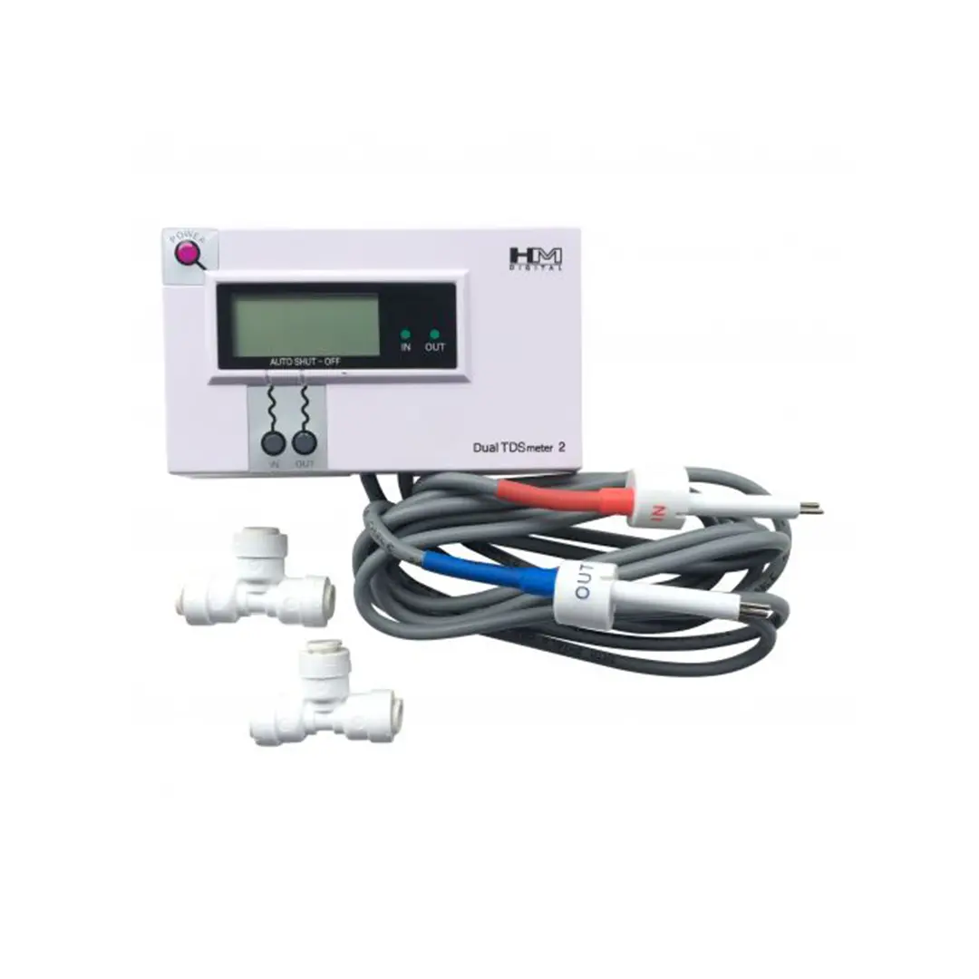 TDS متر اینلاین برند HM مدل DM-2 با دو کانکتور