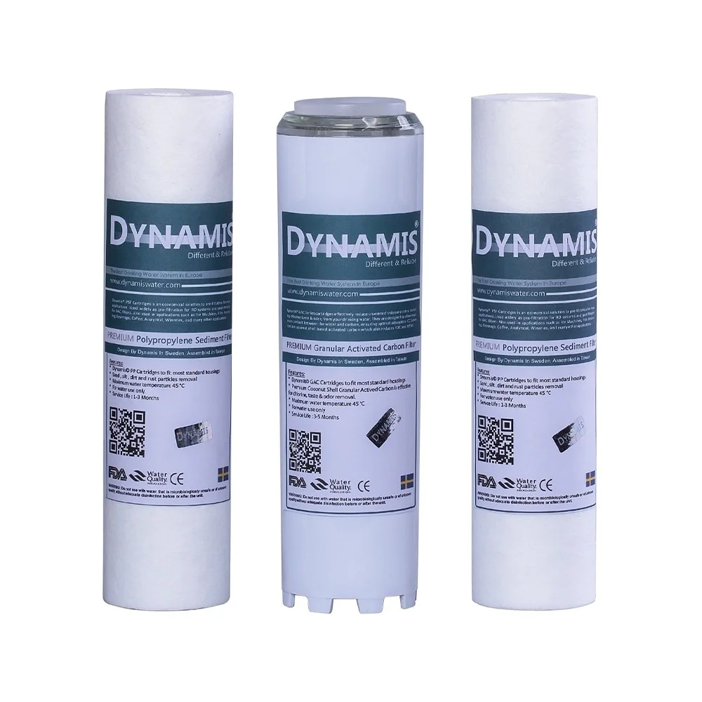 نما روبرو 3 عدد فیلتر گیاهی تصفیه آب داینامیس