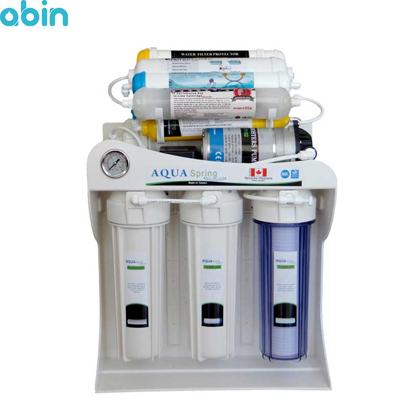 دستگاه تصفیه آب خانگی آکوآ اسپرینگ مدل NF - SF4200 به همراه فیلتر مجموعه 3 عددی
