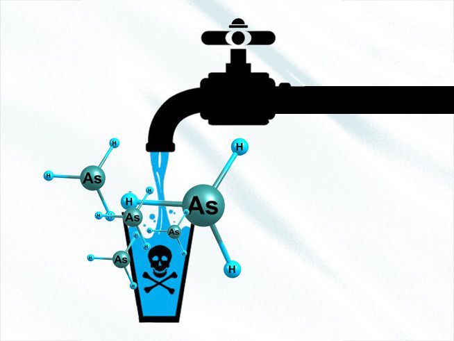 تصویر نمادین خطرات مهم وجود سم آرسنیک در آب آشامیدنی