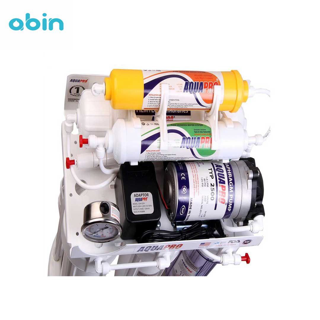 نما بالایی دستگاه تصفیه آب خانگی آکواپرو مدل RO6- P UP
