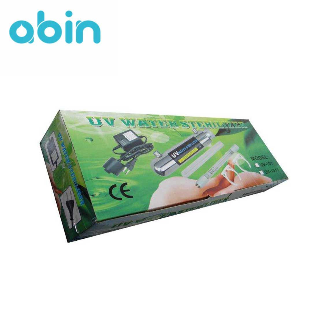 بسته بندی لامپ uvدستگاه تصفیه آب خانگی آکواپیور مدل RO-Pure9-3030