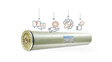 تصویر نمادین گارانتی و خدمات پس از فروش فیلتر ممبران در آبین