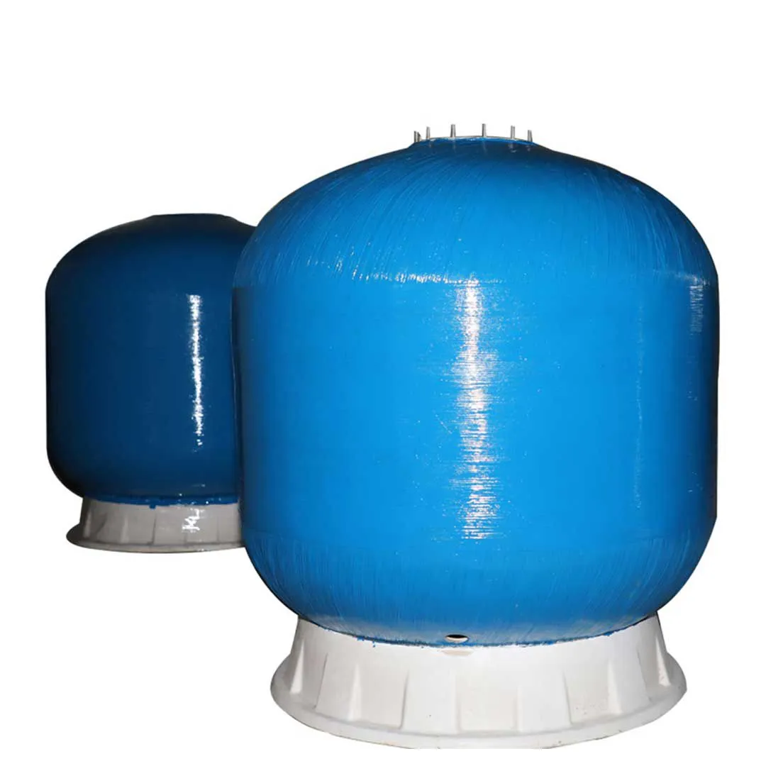 استوانه فلزی فیلتر FRP هیدروتک HIDROTEK مدل TK 4072 همراه با اتصالات بالا