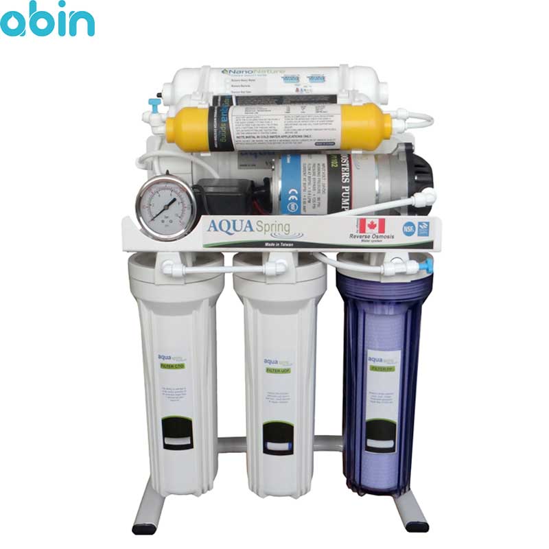 دستگاه تصفیه آب خانگی آکوآ اسپرینگ مدل RO-S7-NATURE1200
