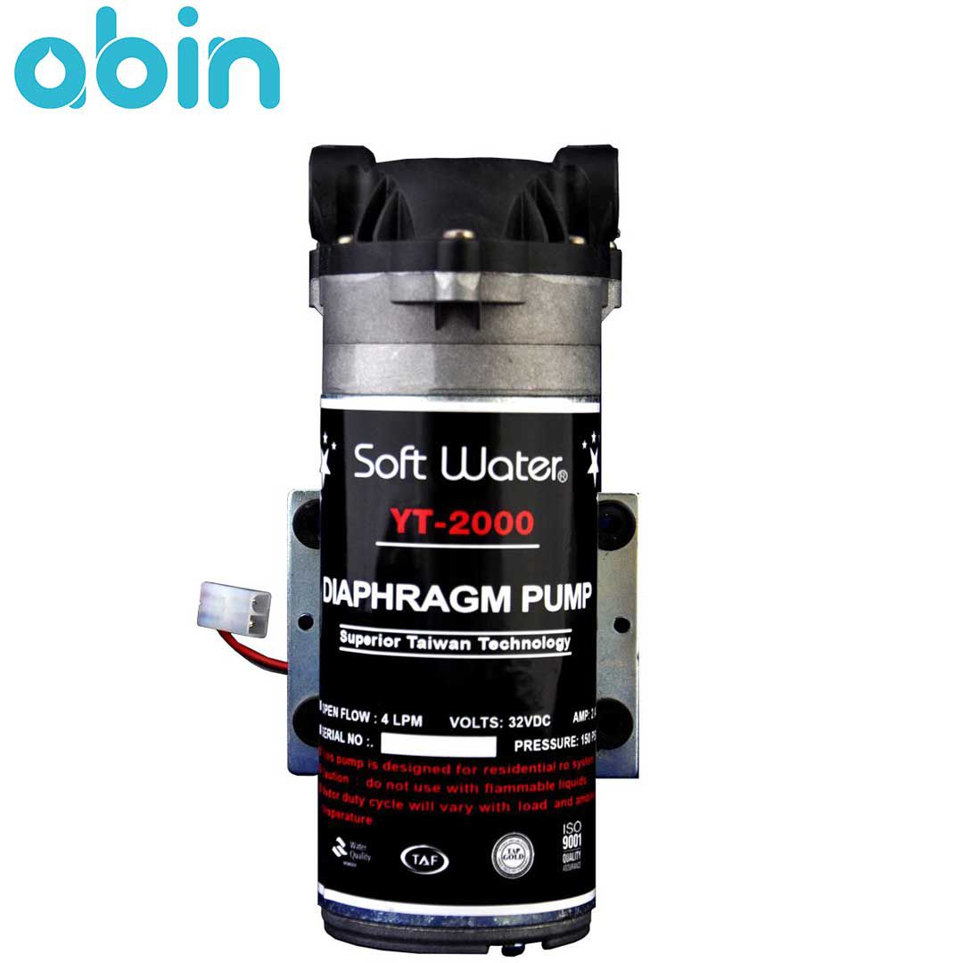 وجه روبرو پمپ نیمه صنعتی سافت واتر (Soft Water) مدل YT-2000