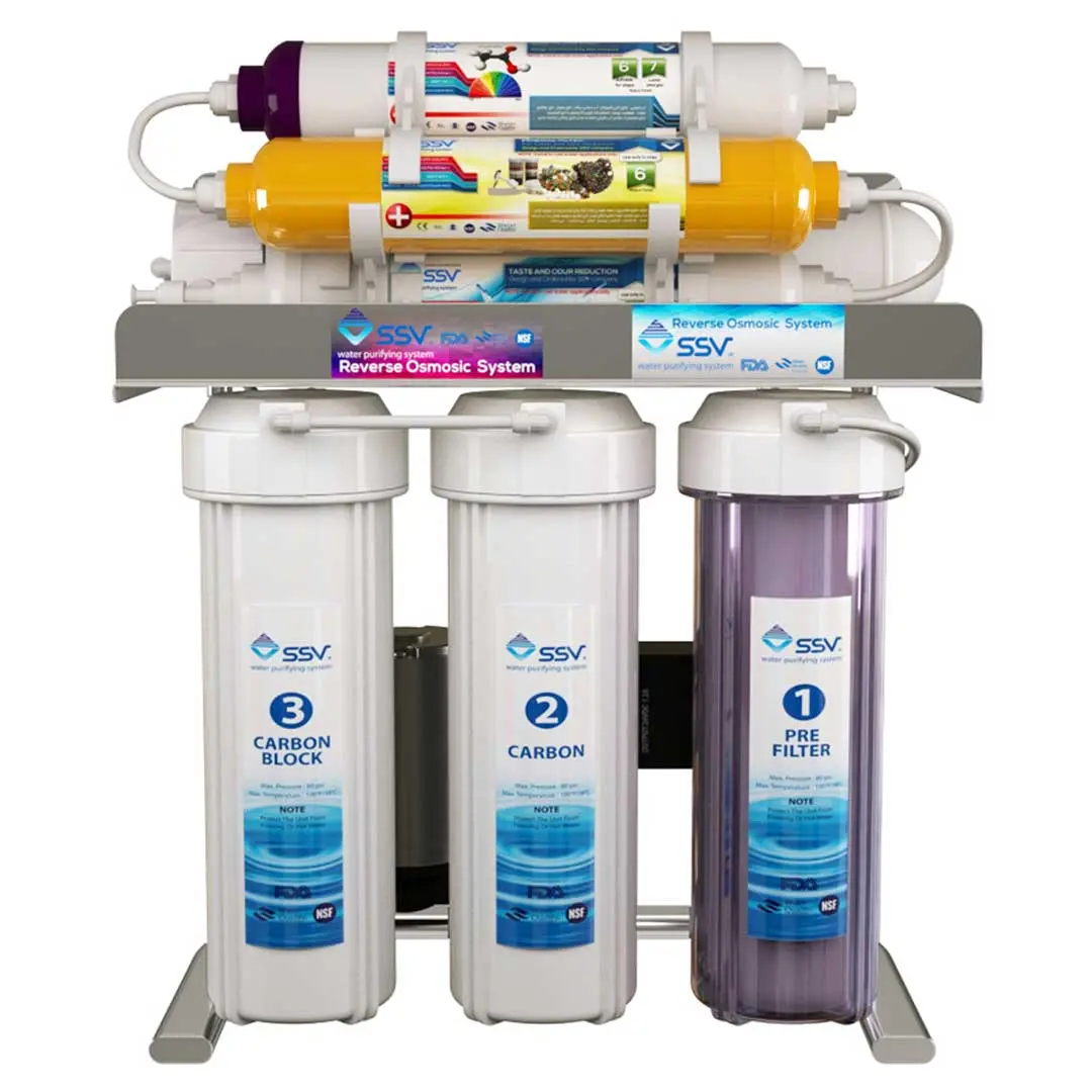 دستگاه تصفیه آب خانگی اس اس وی (SSV) مدل SuperClear X700 وجه روبرو